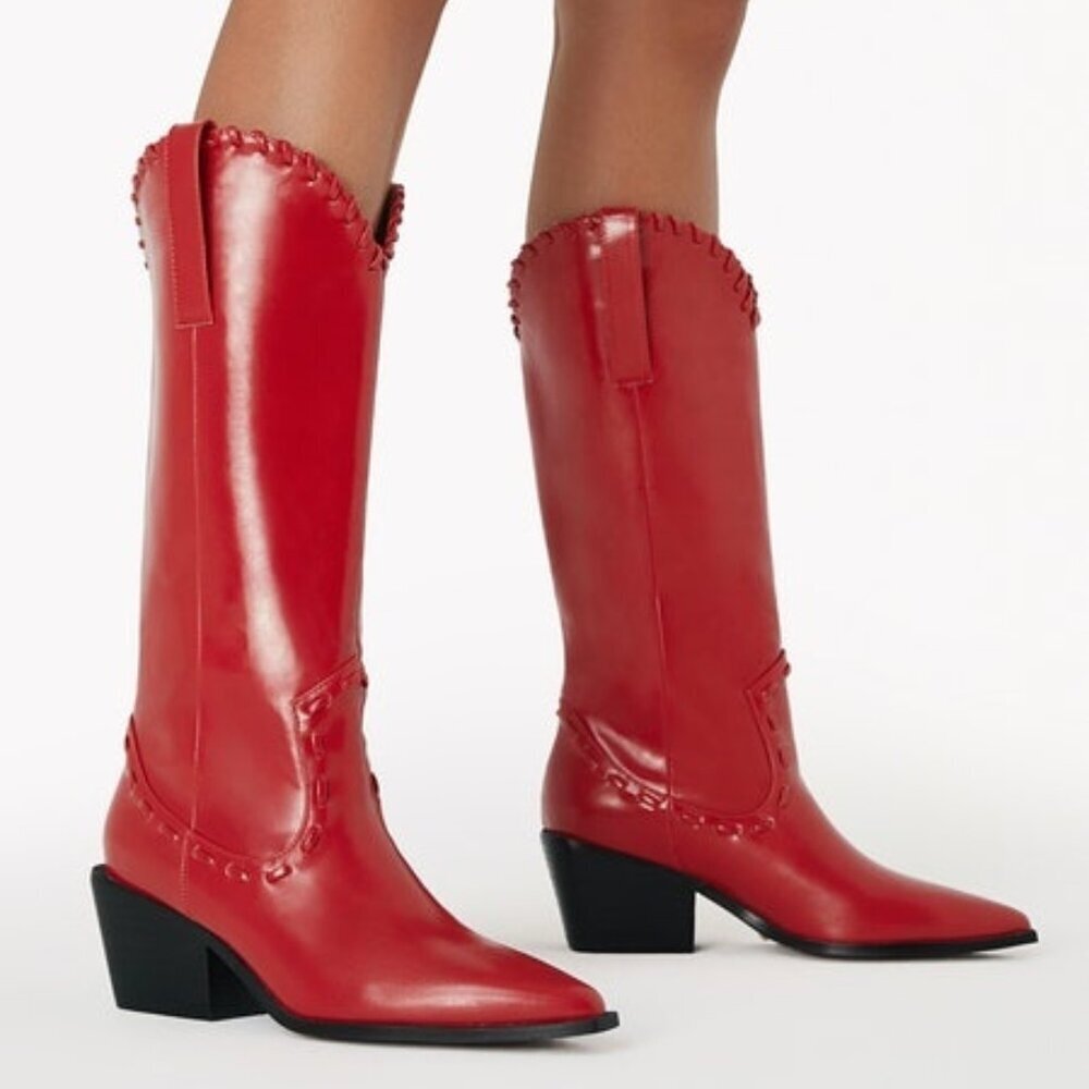 Yanet Crimson Boots
